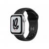 Apple Watch Nike SE GPS 44mm Silver Alum Case w. Pure Plat./Black Nike S. Band (MKQ73)