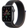 Apple Watch SE GPS 40mm Space Gray Aluminum Case with Charcoal Sport Loop (MYE02)