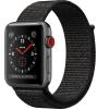 Apple Watch Series 3 GPS   Cellular 42mm Space Gray Case w. Black Sport L. (MRQF2)