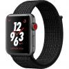 Apple Watch Series 3 Nike  GPS   Cellular 42mm Space Gray Aluminum w. Black/Pure Platinum Nike Sport (MQMH