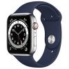Apple Watch Series 6 GPS   Cellular 44mm Stainless Steel Case with Sport Band