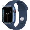 Apple Watch Series 7 GPS   Cellular 41mm Blue Aluminum Case w. Abyss Blue S. Band (MKHC3)