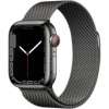 Apple Watch Series 7 GPS   Cellular 45mm Graphite S. Steel Case w. Graphite Milanese Loop (MKJJ3)