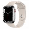 Apple Watch Series 7 GPS   Cellular 45mm Silver Stainless Steel Case w. Starlight Sport Band (MKJD3)