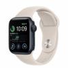 Apple Watch Series 8 GPS 41mm Midnight Aluminum Case w. Starlight Sport Band M/L (MNPC3 MPLR3)
