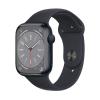 Apple Watch Series 8 GPS 45mm Midnight Aluminum Case w. Midnight S. Band - XL (MNP83 MQH53)