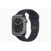 Apple Watch Series 8 GPS   Cellular 45mm Graphite S. Steel Case  w. Midnight S. Band (MNKU3)