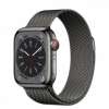 Apple Watch Series 8 GPS   Cellular 45mm Graphite S. Steel Case  w. Milanese Loop Graphite (MNKW3/MNKX3)