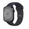 Apple Watch Series 8 GPS   Cellular 45mm Midnight Aluminum Case w. Midnight Sport Band (MNK43)