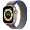 Apple Watch Ultra GPS   Cellular 49mm Titanium Case with Blue/Gray Trail Loop - M/L (MQF33/MQEJ3/MQFV3)