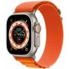 Apple Watch Ultra GPS   Cellular 49mm Titanium Case with Orange Alpine Loop - Large (MQEV3/MQFM3)
