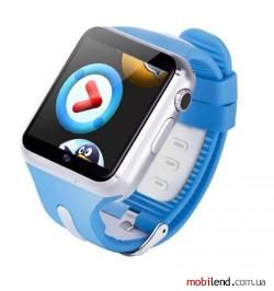 Smart Baby Watch V5K Silver-Blue