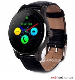Smartix Smart watch k88h black leather