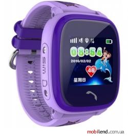 UWatch DF25 Kids waterproof smart watch Purple