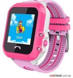 UWatch DF27 Kid waterproof smart watch Pink