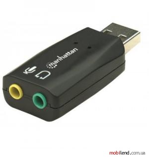 Manhattan Hi-Speed USB 3-D Sound Adapter (150859)