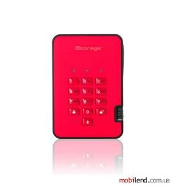 iStorage diskAshur2 SSD 2 TB Red (IS-DA2-256-SSD-2000-R)