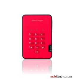 iStorage diskAshur2 SSD USB 3.1 8 TB Red (IS-DA2-256-SSD-8000-R)
