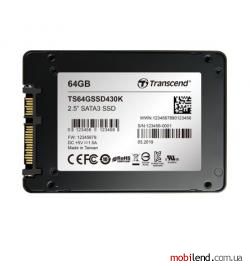 Transcend 64 GB SSD430K (TS64GSSD430K)