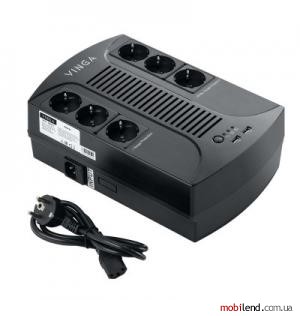Vinga 800VA-PU, 2USB*5V /1A (VPP-800U)