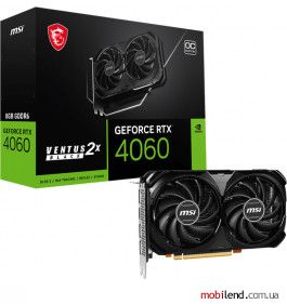 MSI GeForce RTX 4060 VENTUS 2X BLACK 8G OC
