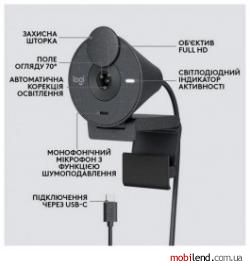 Logitech Brio 300 FHD Graphite (960-001436)