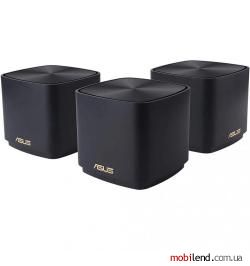 ASUS ZenWiFi AX Mini XD4 3PK Black (XD4-3PK-BLACK)
