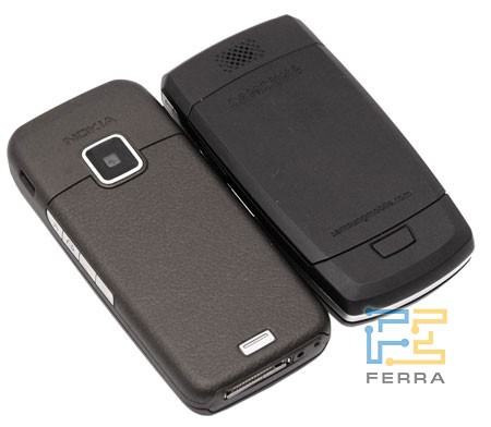 �������� ������� ������� ������� ������� Nokia E65 (�����) � Samsung i520 (������)