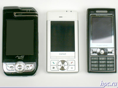 Mitac Mio A700, Gigabyte GSmart i300 � Sony Ericsson K790i