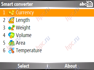 Samsung SGH-i600: Smart Converter