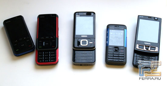 Nokia 5310, 5610, N81, N81 8GB � N95 8GB