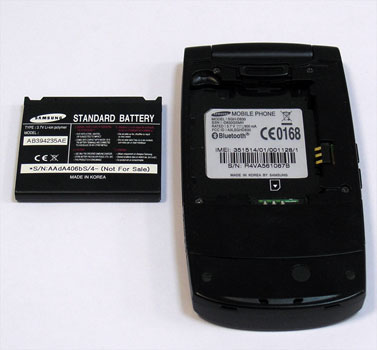 ����� ���������� �������� Samsung D830