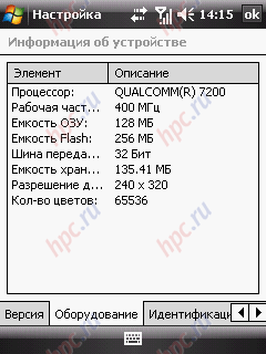 HTC TyTN II: ���������� ���������