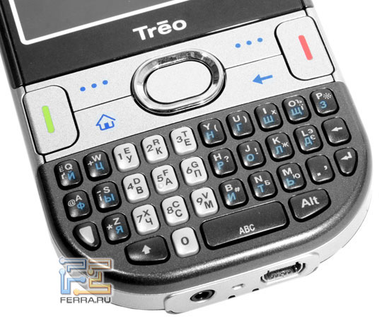 Palm Treo 500: ����������