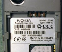 ���� �������� �������� Nokia 3200 