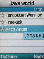 ���� �������� �������� Samsung SGH-D820: