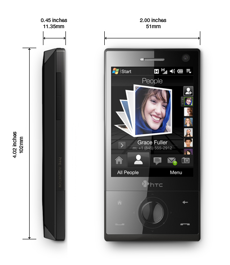 ����� HTC Touch Diamond, �������� ���������