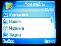 ����� �������� �������� Samsung SGH-X820