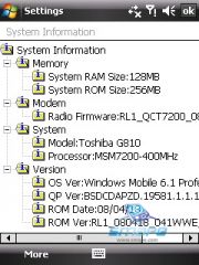 ��������� Toshiba G810