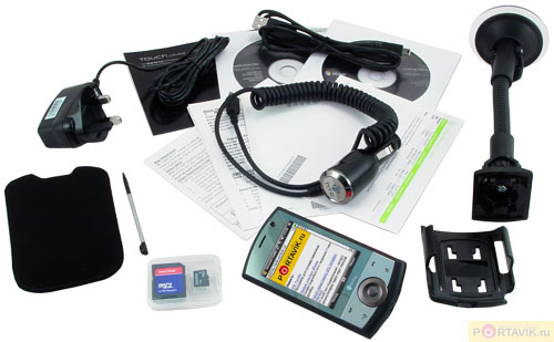 ����� ������������� HTC P3650 TOUCH Cruise � ������������� ����������