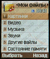 SamsungE500ScreenShot