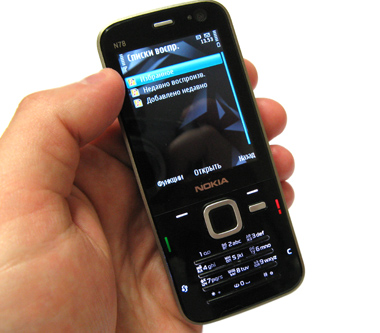 ����� ���������� �������� Nokia N78