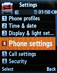 ����� ���������� �������� Samsung L700