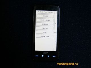 ����� ������������� Acer F900: ������ Windows Mobile � ������� �������