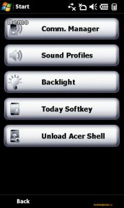 ����� ������������� Acer F900: ������ Windows Mobile � ������� �������