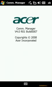 ����� ������������� Acer F900: ������ Windows Mobile � ������� �������