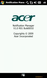 ����� ������������� Acer F900: ������ Windows Mobile � ������� �������