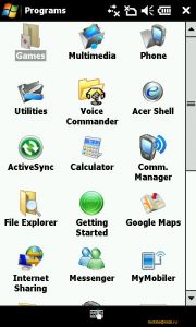����� ������������� Acer F900: ������ Windows Mobile � ������� �������