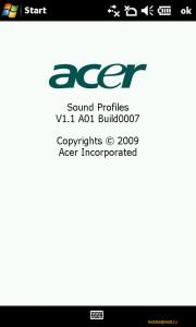 ����� ������������� Acer F900: ������ Windows Mobile � ������� �������