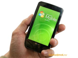 ����� ������������� Acer F900: ������ Windows Mobile � ������� �������